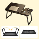 Bedside Table with Adjustable Height Folding Desktop Sturdy Space Saving Durable