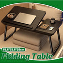 Bedside Table with Adjustable Height Folding Desktop Sturdy Space Saving Durable