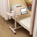 Portable Adjustable Height Laptop Desk Stand Mobile Table For Bed Sofa Office - Black
