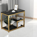Marble Coffee Table Nesting Tables Sofa Side Bed End Table For Living Room
