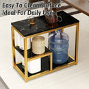 Marble Coffee Table Nesting Tables Sofa Side Bed End Table For Living Room