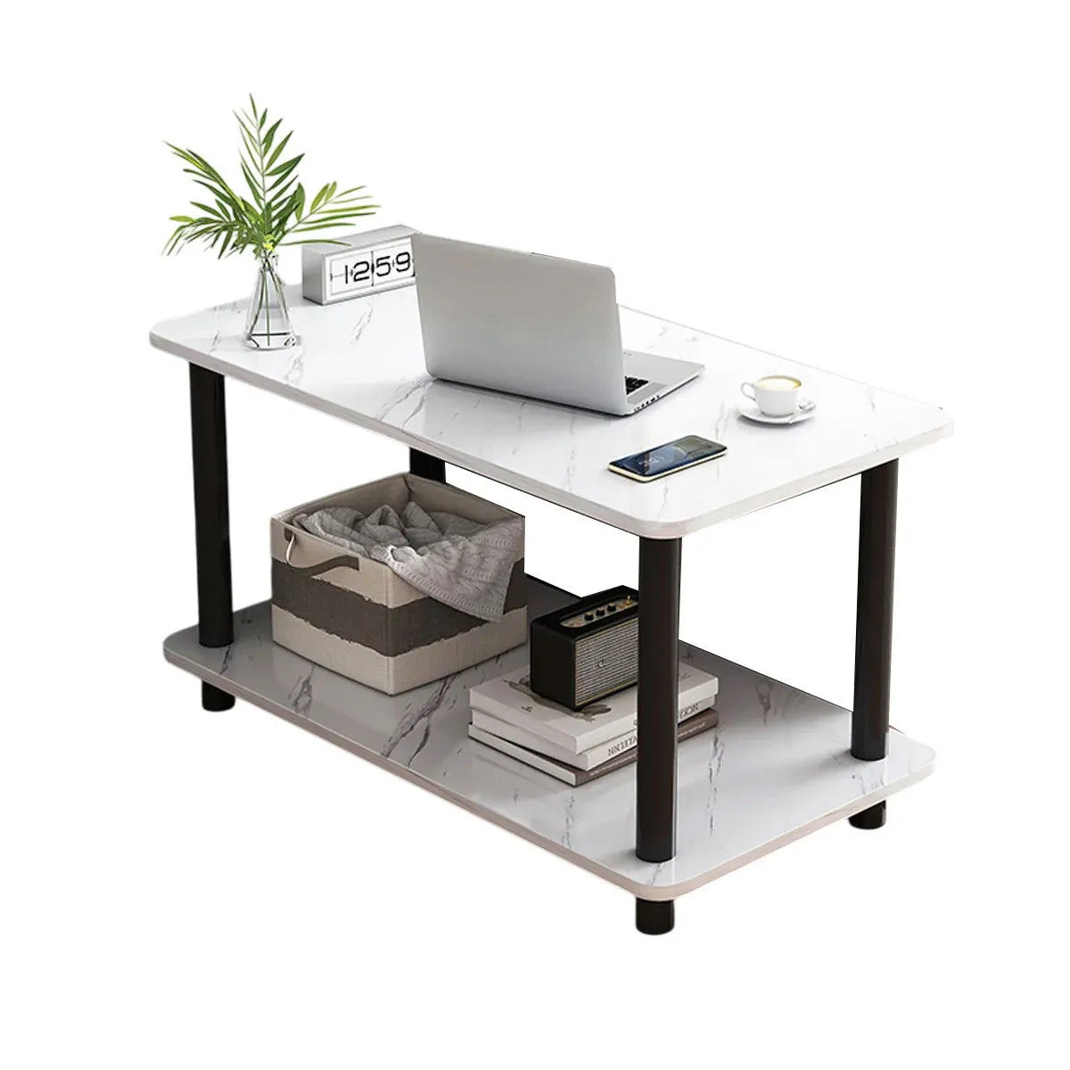 Living Room Coffee Table Bedroom Side Storage Cabinet Durable Space Saving