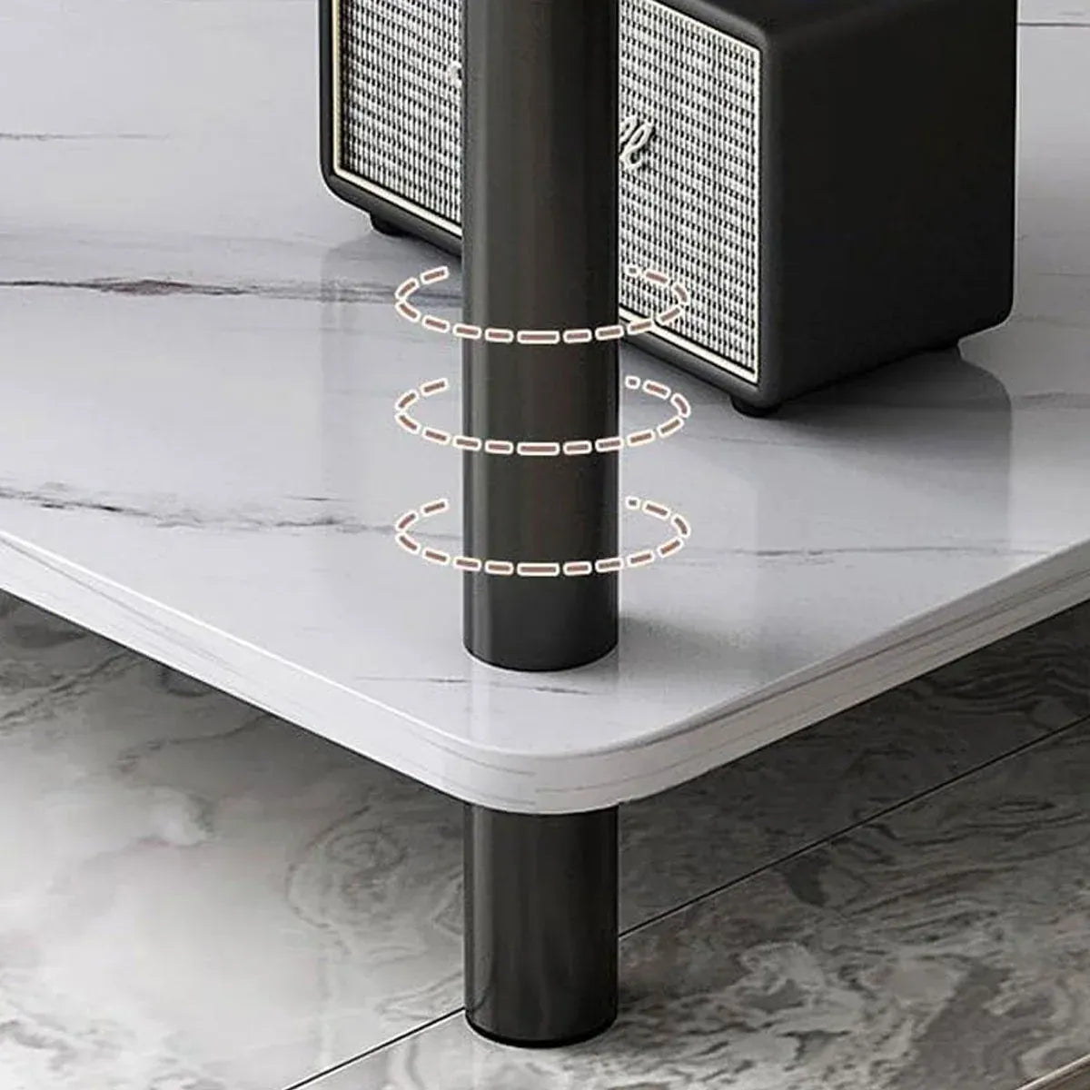 Living Room Coffee Table Bedroom Side Storage Cabinet Durable Space Saving