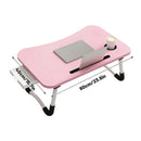 Folding Bed Desk Floor Computer Small Table Portable Adjustable Sturdy Durable