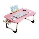 Folding Bed Desk Floor Computer Small Table Portable Adjustable Sturdy Durable