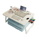 Folding Bed Desk Floor Computer Small Table Portable Adjustable Sturdy Durable