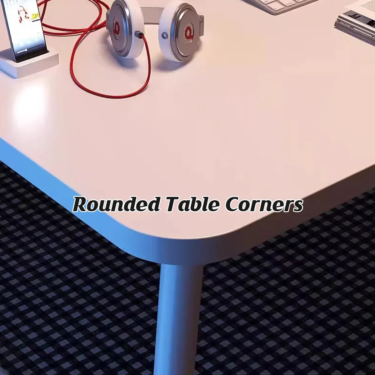Folding Bed Desk Floor Computer Small Table Portable Adjustable Sturdy Durable