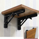 Traderight Table Bracket Folding Stainless Steel 150KG Wall Shelf Bench 2PCS - White 20in