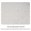 10pcs Round Tablecloth Solid Color Waterproof PEVA Table Cover 213cm Diameter - White
