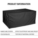 Waterproof Outdoor Furniture Cover Garden Patio Rain Uv Table Protector Chair - 123*123*74