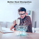 Mobile Phone Tablet Stand 360 Degree Rotating Holder Adjustable Desk Bracket