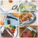 10/20PCS Camping Cutlery Set Outdoor Picnic Utensils Plates Spoons Forks Knives - Red-2 People