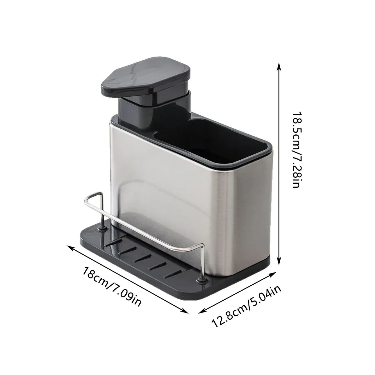 Stainless Steel Multi Function Chopstick Holder Kitchen Utensil Organizer Rack