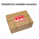Fragile Warning Self Adhesive Sticker For Express Shipping Courier Alert Use - 9×5cm