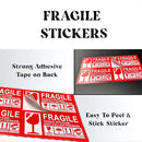 Fragile Warning Self Adhesive Sticker For Express Shipping Courier Alert Use - 15×9cm