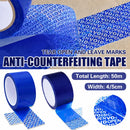 Blue VOID Tamper Evident Sealing Tape for Cartons Documents and Parcels - 5cm
