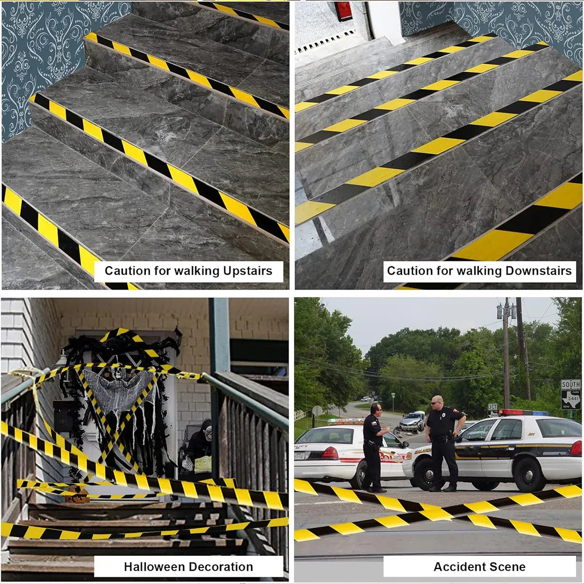 PVC Warning Tape Waterproof High Adhesion for Floor Marking