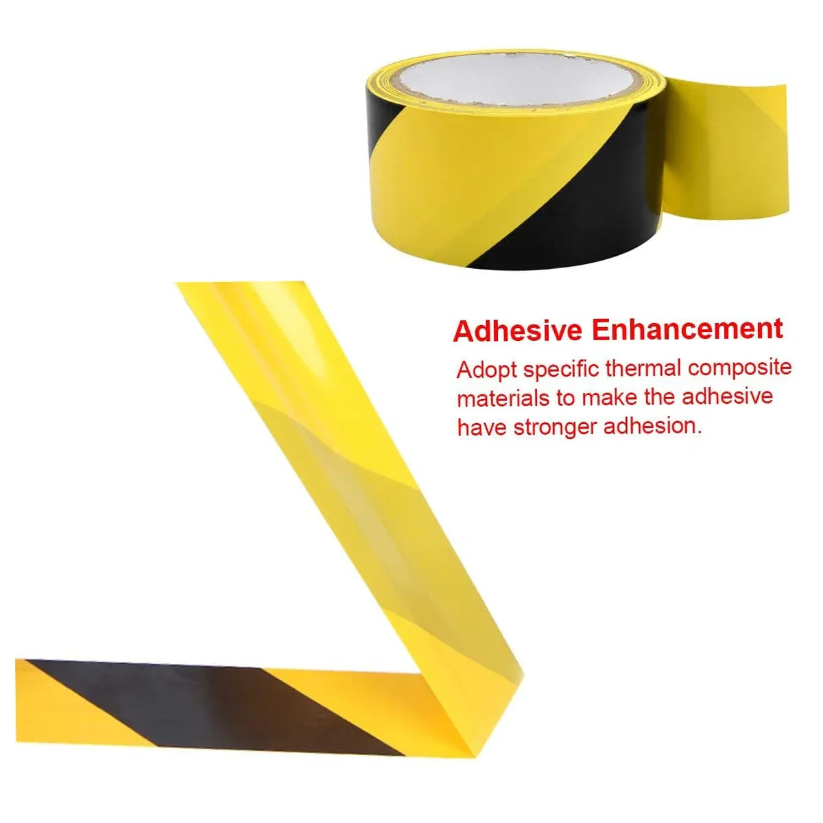 PVC Warning Tape Waterproof High Adhesion for Floor Marking