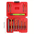 15Pcs Multi Function Drill Bit Stripped Screw Extractor Bolt Screw Remover Set