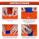 High Adhesive Tarpaulin Repair Tape Tent Awning Fix Patch Waterproof Universal - White - 8cm x 7.5m