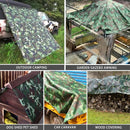 Camouflage Tarpaulin Tarp Cover Outdoor Rainproof Ground Sheet Heavy - 3x3m