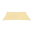 Outdoor Breathable Shade Sail Canopy Triangle Square Patio Garden Sun Shade - 3*6m（Rectangular）