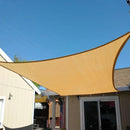 Outdoor Breathable Shade Sail Canopy Triangle Square Patio Garden Sun Shade - 3*6m（Rectangular）