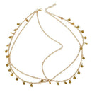 Bohemia Boho Gypsy Wafer Tassel Head Chain Headpiece Beauty Party Jewellery