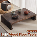 Solid Wood Low Table Balcony Window Sill Coffee Sturdy For Outdoor Indoor Use