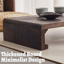 Solid Wood Low Table Balcony Window Sill Coffee Sturdy For Outdoor Indoor Use