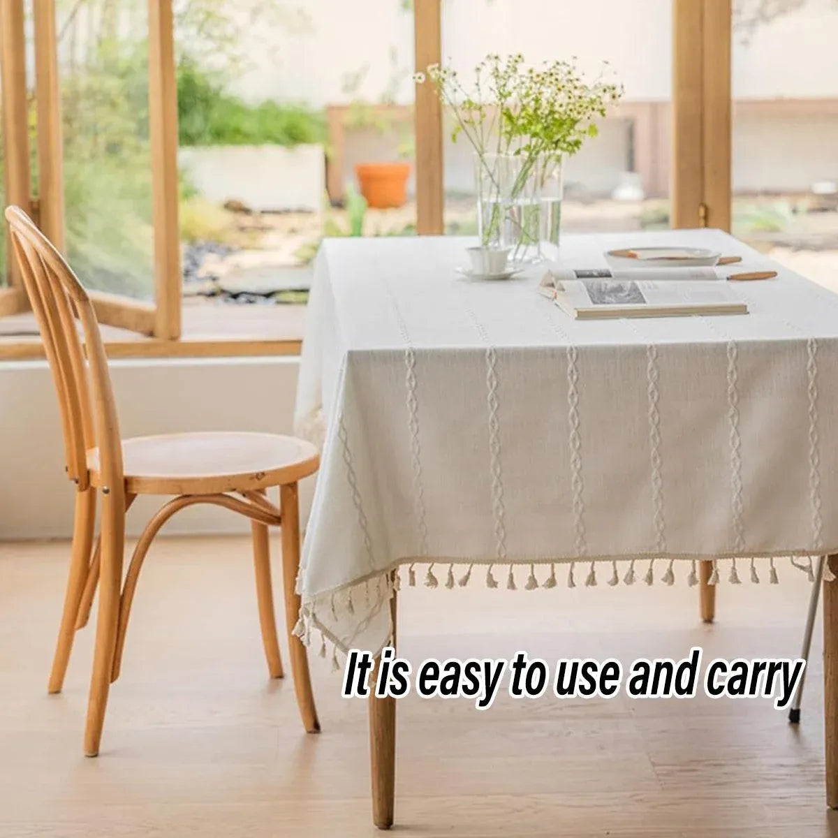 Rectangular Tablecloth Home Dining Table Cover Coffee Table Cloth Waterproof - 140x220cm
