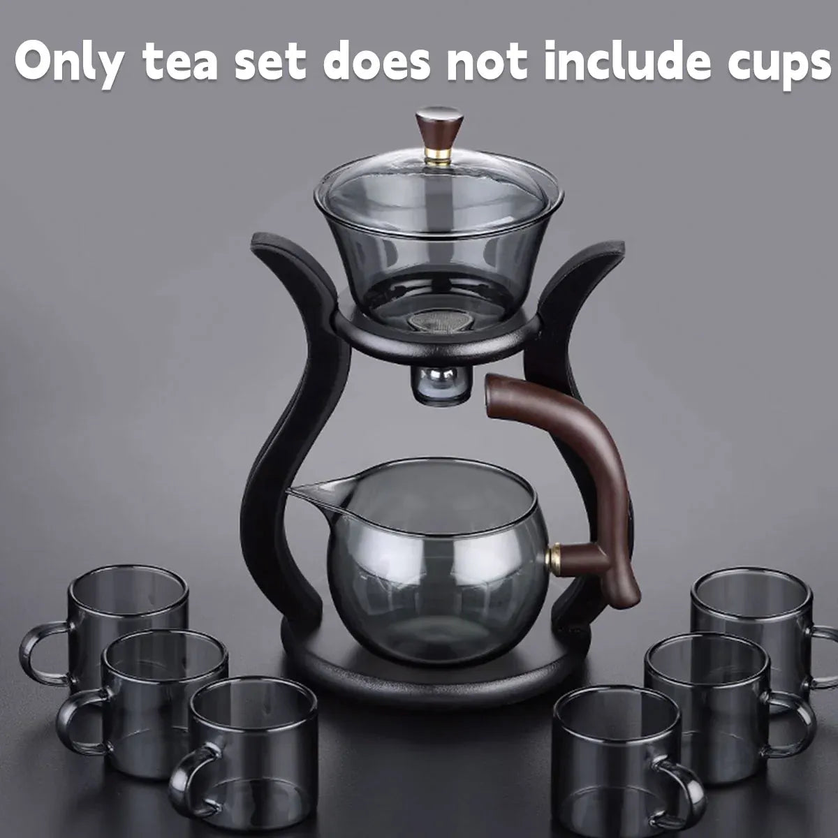 Glass Tea Set Household Set Transparent Teapot And Teacup Set Heat Resistant