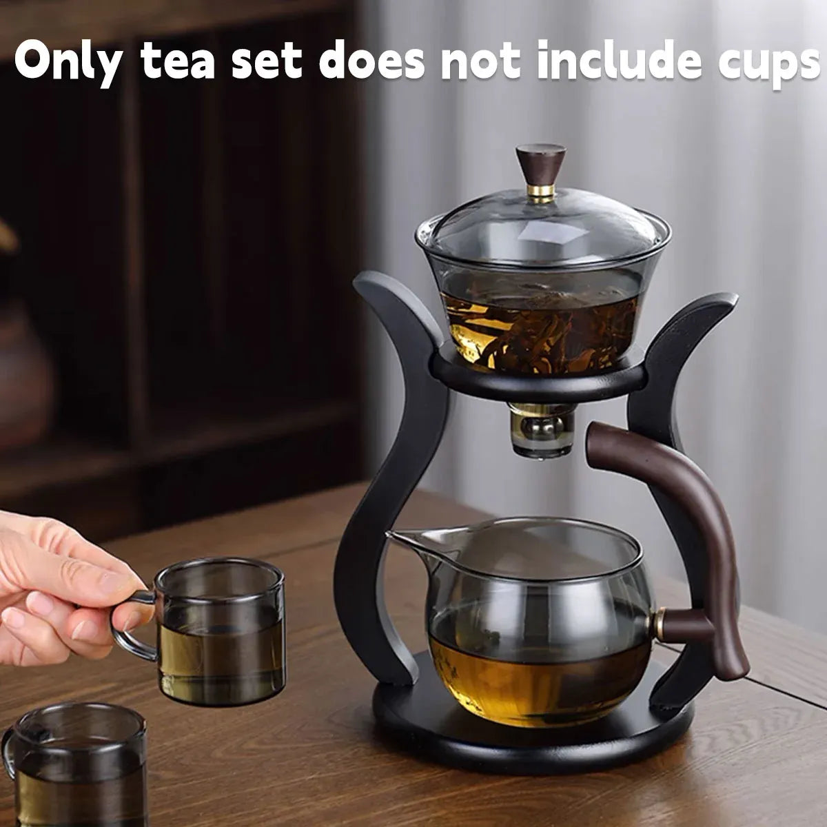 Glass Tea Set Household Set Transparent Teapot And Teacup Set Heat Resistant
