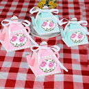 50Pcs Teapot Candy Boxes Wedding Favor Gift Packaging Tea Party Decorations - White