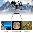 HD Astronomical Telescope with Desktop Tripod and Up to 150X Combo Magnification