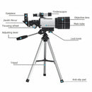 HD Astronomical Telescope with Desktop Tripod and Up to 150X Combo Magnification