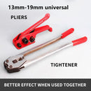 Red Strapping Tool Manual Tensioner Plastic Steel Band Packing Tightening Device