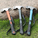 Outdoor Camping Hammer Tent Stake Puller Ground Hammer Heavy Duty Camping Tool - Orange