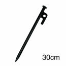 Heavy Duty Camping Tent Pegs 30cm Steel Ground Stakes Set of 10 for Outdoor Use