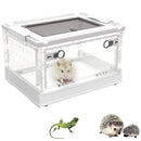 Foldable Hamster Breeding Box Transparent Small Pet Viewing House Indoor Habitat