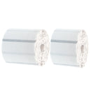 Transparent Thermal Label Printer Paper Roll Self Adhesive 220pcs Per Roll - 30x30cm