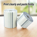 Transparent Thermal Label Printer Paper Roll Self Adhesive 220pcs Per Roll - 40x30cm