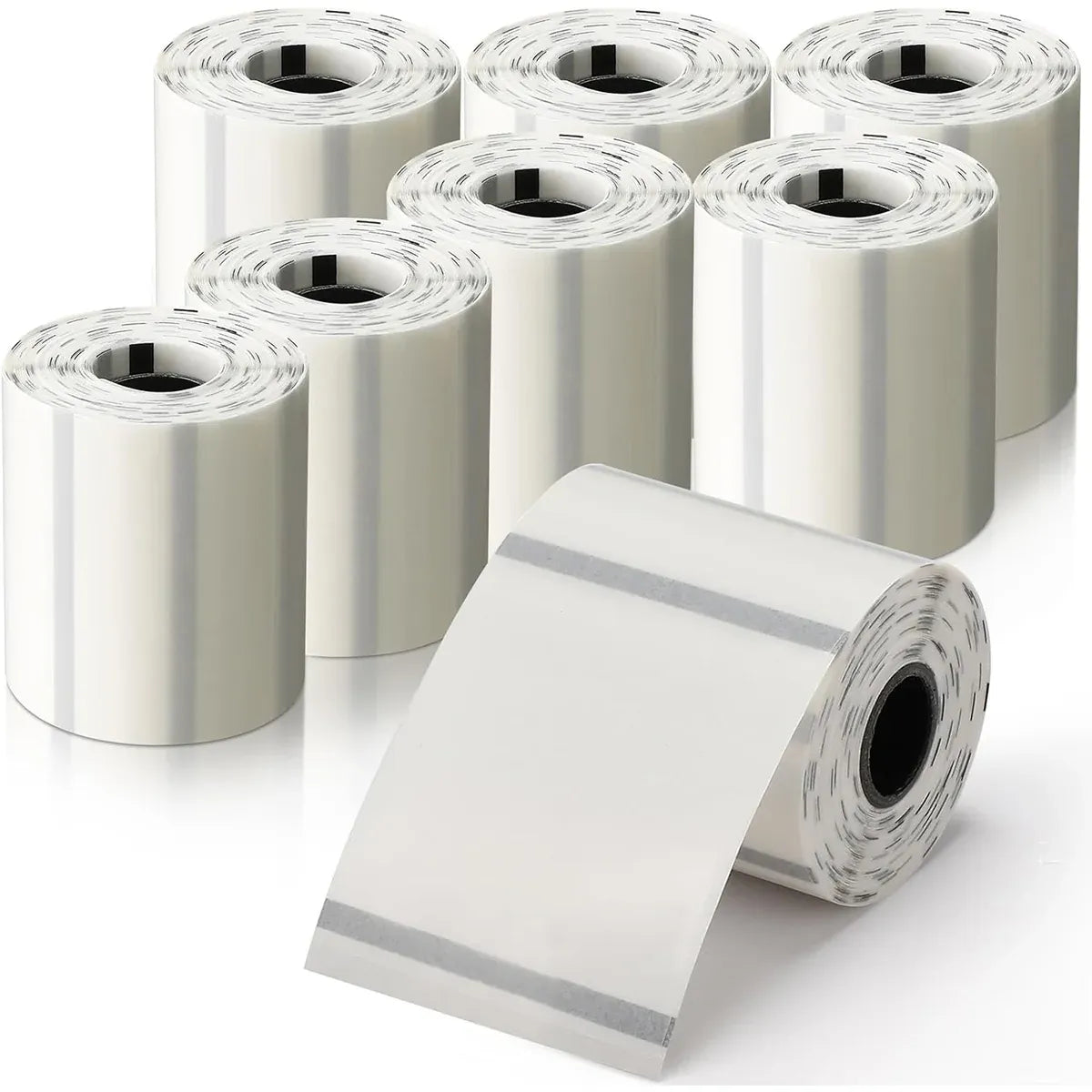 Transparent Thermal Label Printer Paper Roll Self Adhesive 220pcs Per Roll - 40x30cm