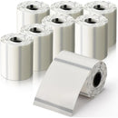 Transparent Thermal Label Printer Paper Roll Self Adhesive 220pcs Per Roll - 40x30cm