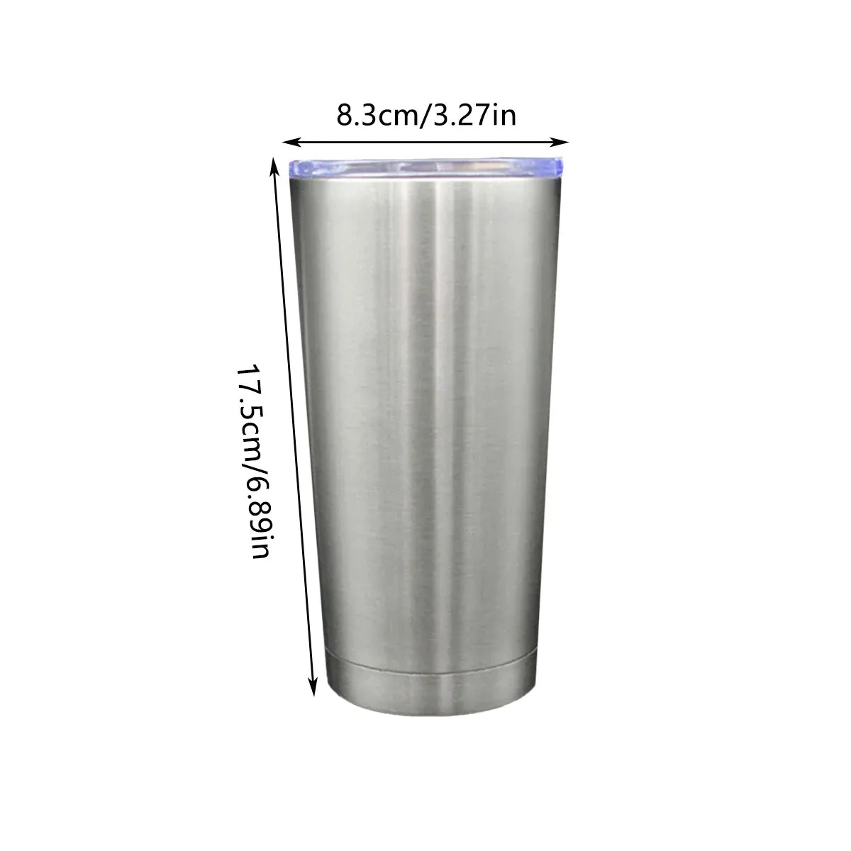 Double Wall Stainless Steel Insulated Coffee Tea Beer Travel Mug Home Office Cup