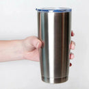Double Wall Stainless Steel Insulated Coffee Tea Beer Travel Mug Home Office Cup