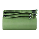 Heavy Duty Waterproof Canvas Tarp 200x400cm Army Green Sun Block Dustproof Cover