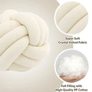 Three-Strand Braided Round Pillow Sofa Cushion Decorative Pillow for Living Room - Dark Grey
