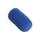 Solid Color Cylindrical Foam Particle Pillow Multi-Functional Neck Waist Support - Blue