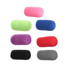 Solid Color Cylindrical Foam Particle Pillow Multi-Functional Neck Waist Support - Purple